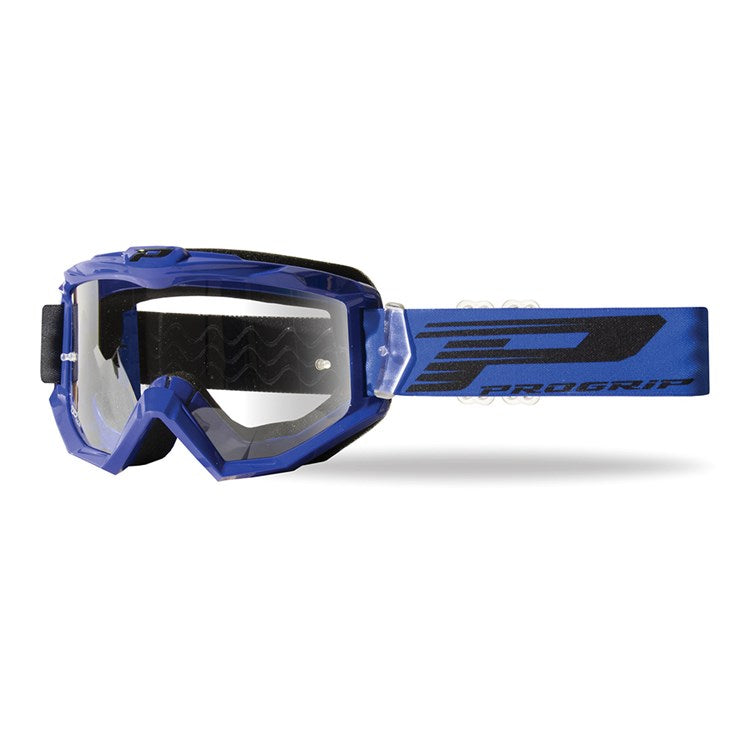 Pro Grip ATZAKI Tear Off Goggle Blue Clear Lens