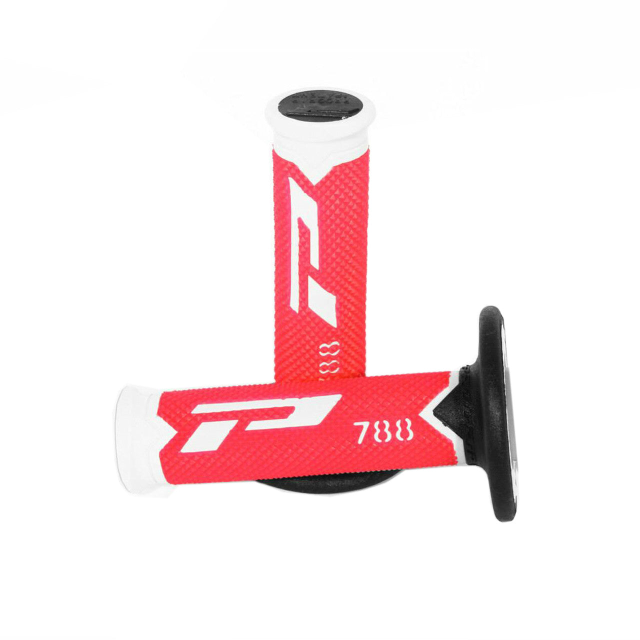 Pro Grip 788 Triple Density MX Grips White/Red/Black