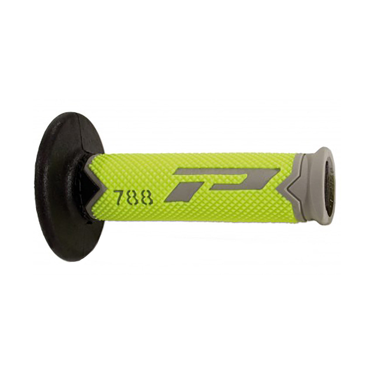 Pro Grip 788 Triple Density MX Grips Grey/Flo Yellow/Black