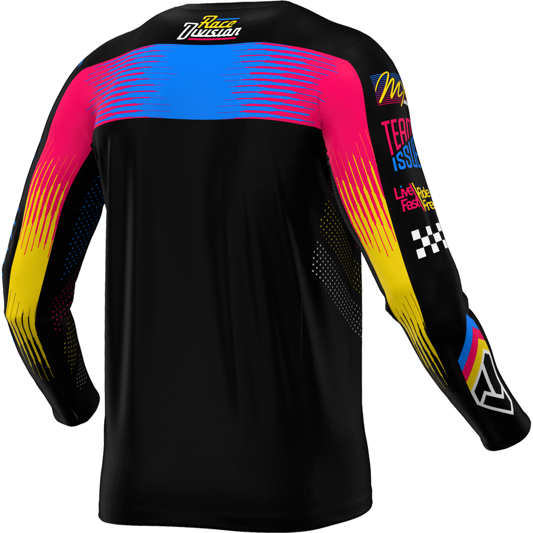 FXR Podium Gladiator MX Jersey 2026 Black/Blue/Razz