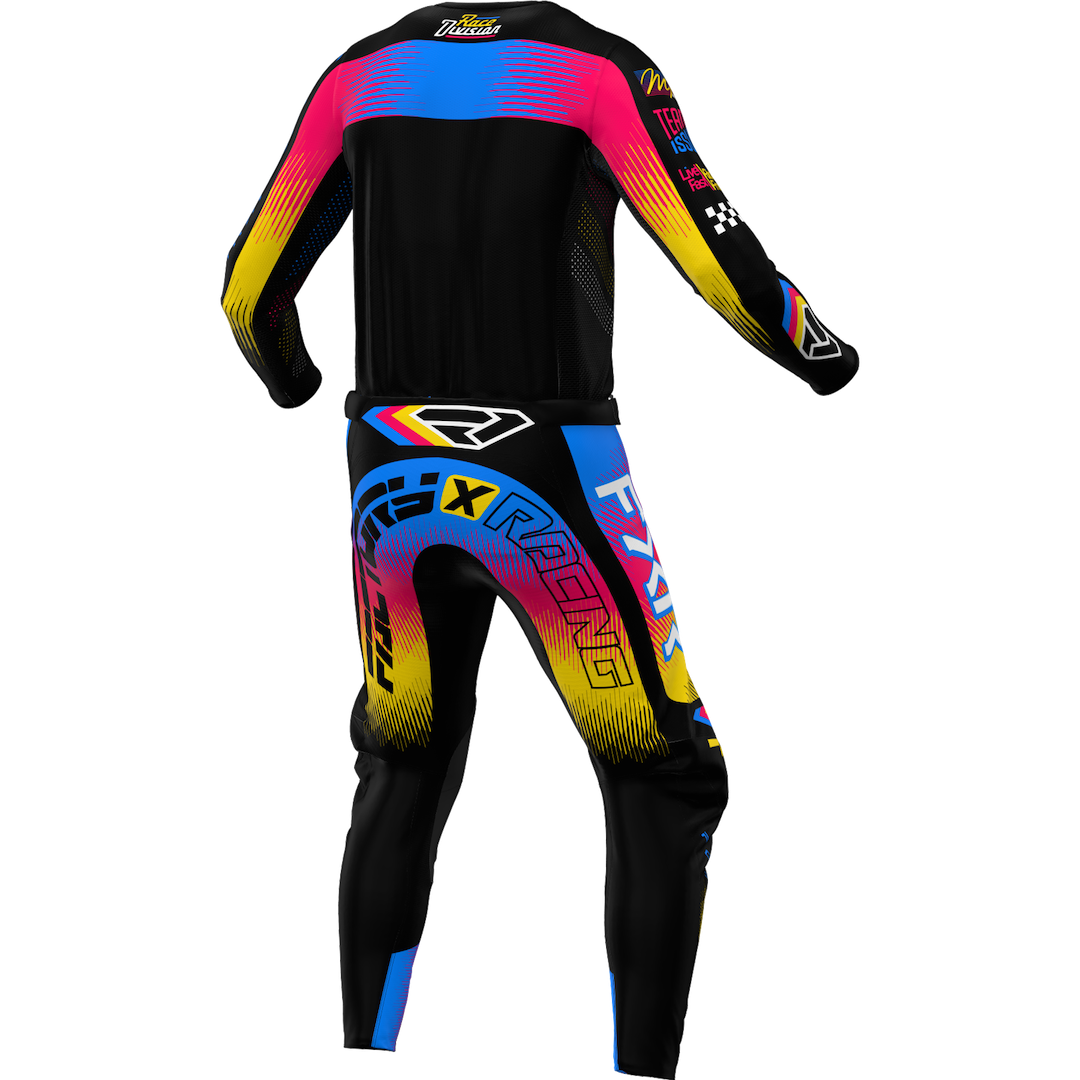 FXR Podium Gladiator 2026 MX Kit Combo Black/Blue/Razz