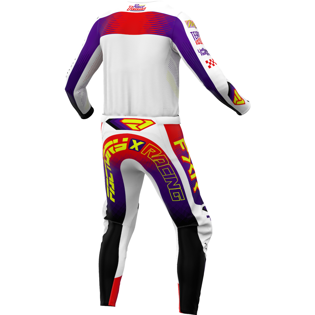 FXR Podium Gladiator 2026 MX Kit Combo White/Purple/Red