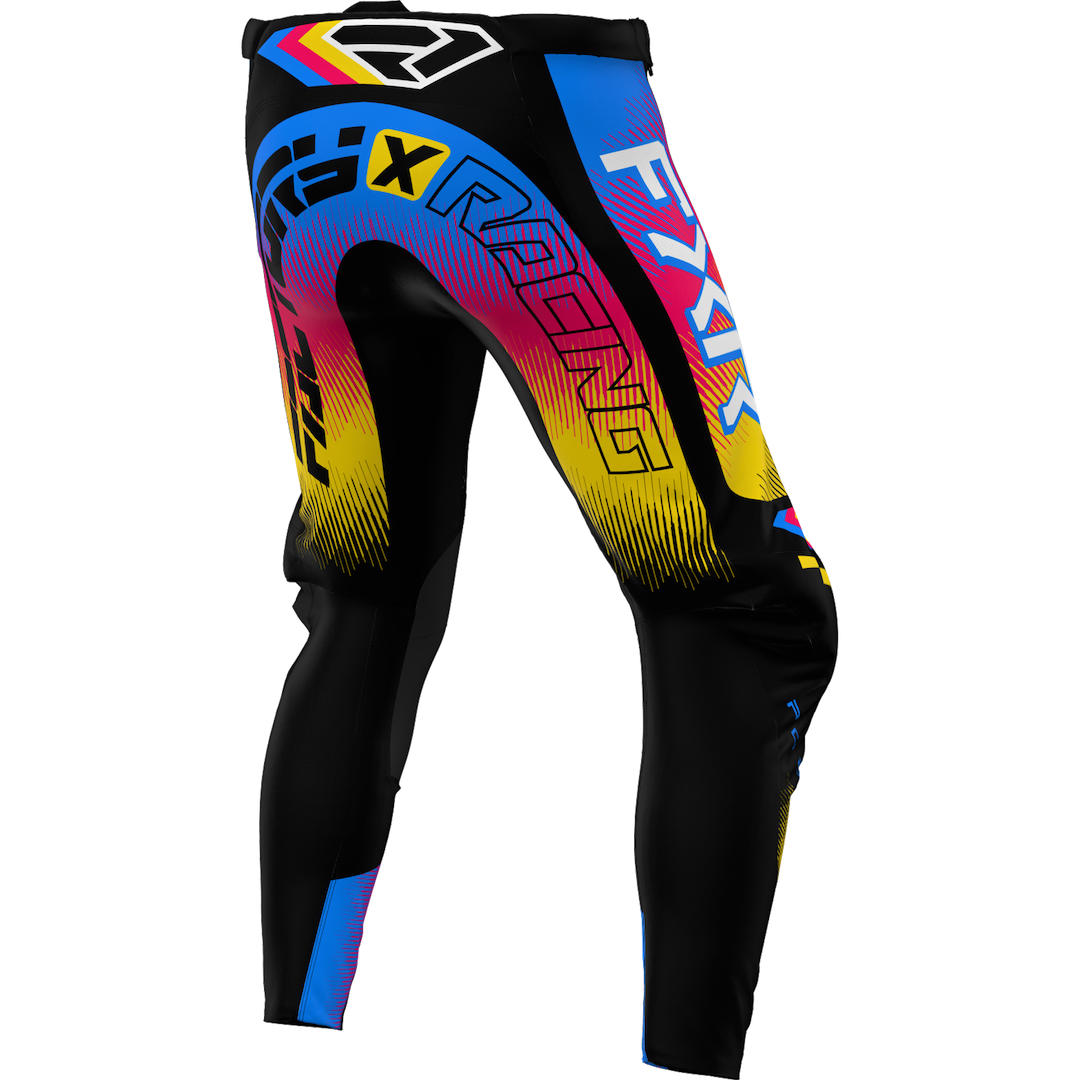 FXR Podium Gladiator MX Pant 2026 Black/Blue/Razz