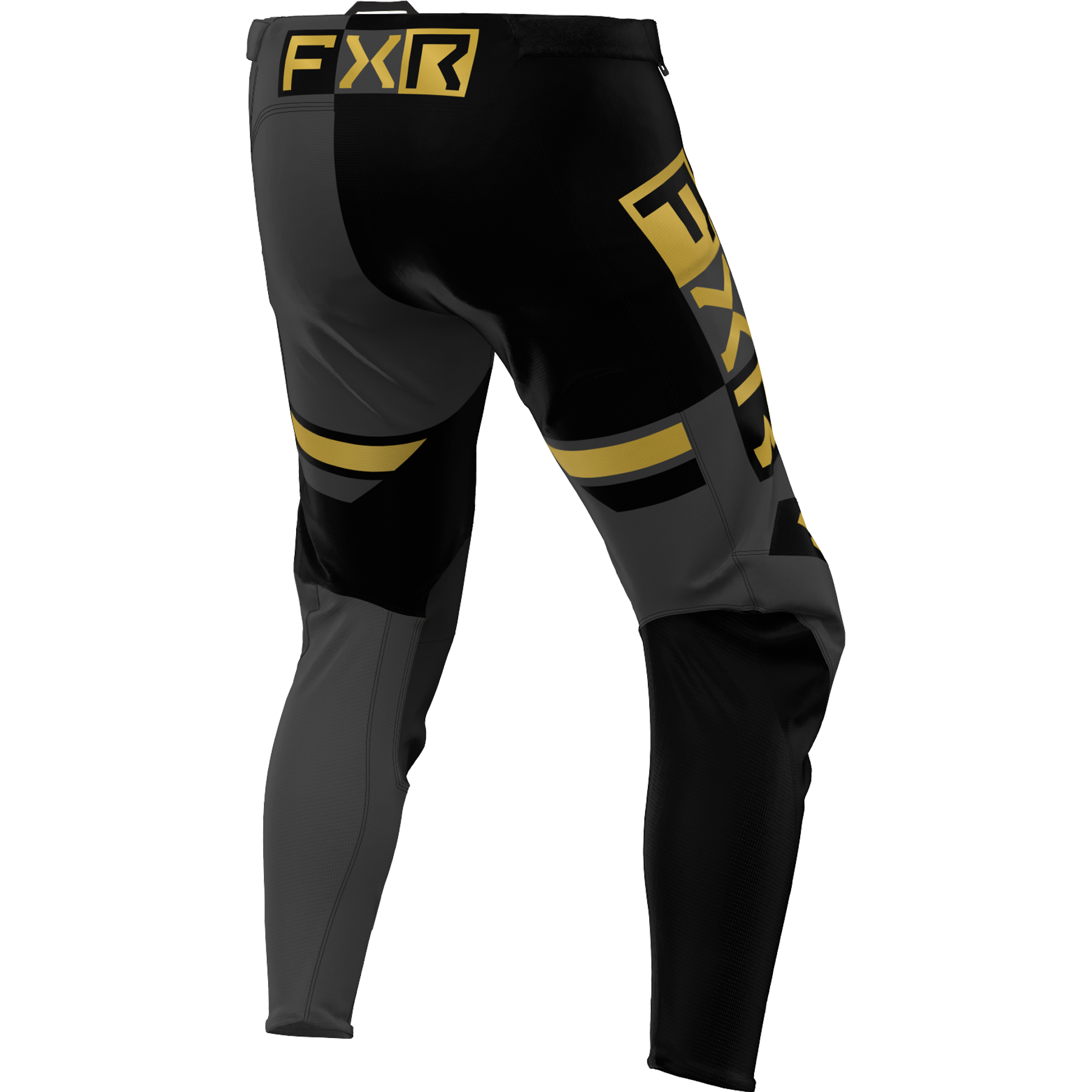 FXR Podium Pro Battalion MX Pant 2024.5 Black/Charcoal/Gold