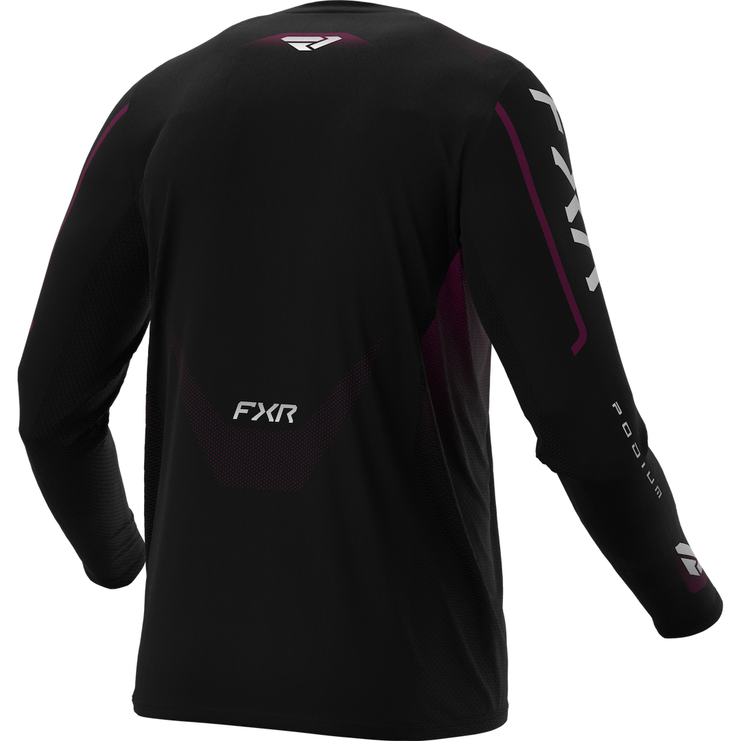 FXR Podium Relay MX Jersey 2027 Black/Plum