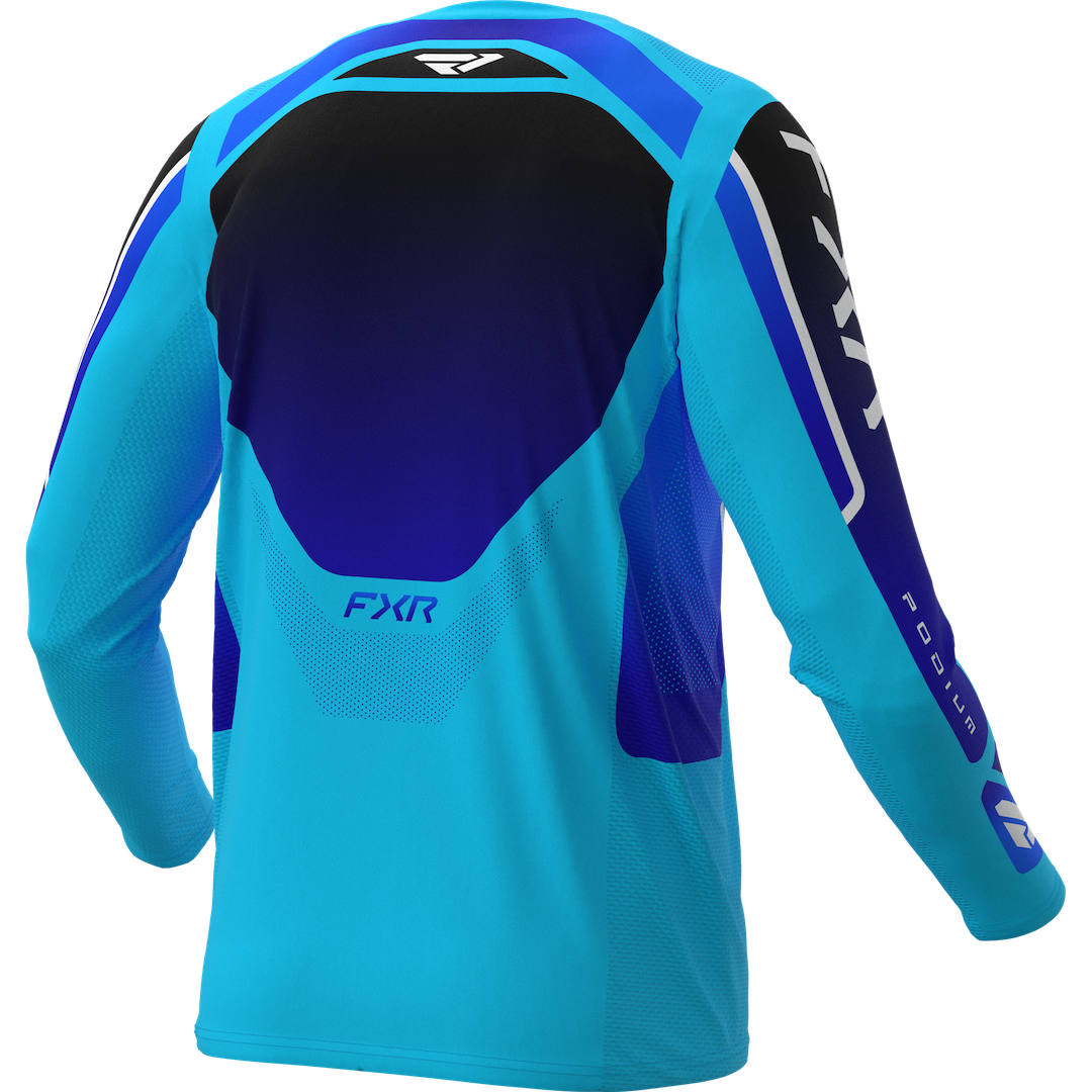 FXR Podium Relay MX Jersey 2027 Sky/Blue/Black