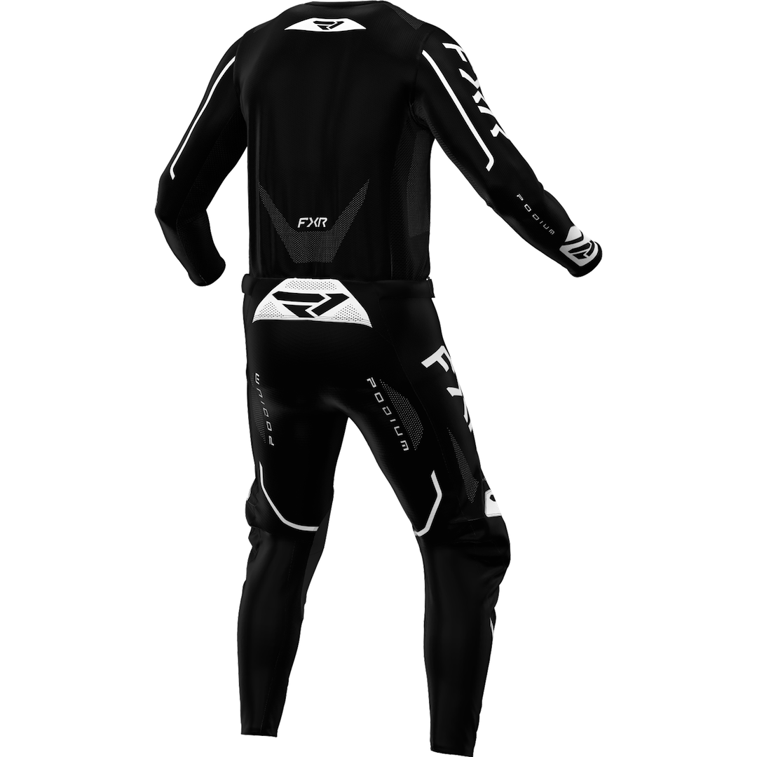 FXR Podium Relay 2026 MX Kit Combo Black/White