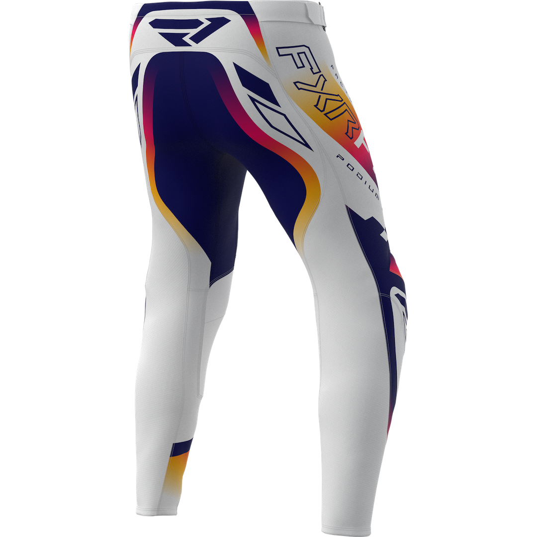 FXR Podium Swerve MX Pant 2027 White/Navy/Razz