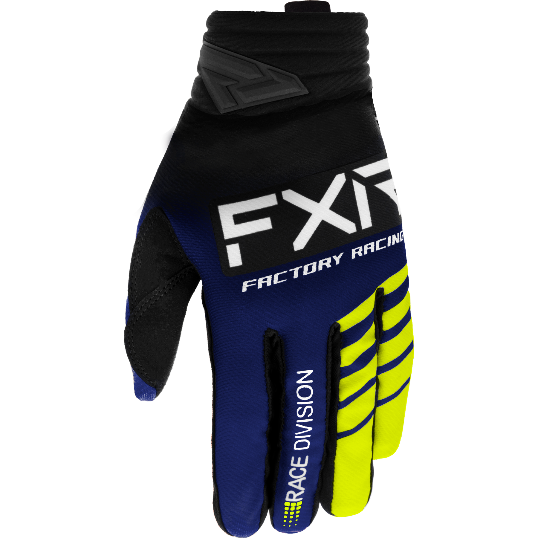 FXR Prime MX Glove Midnight/Hi-Vis