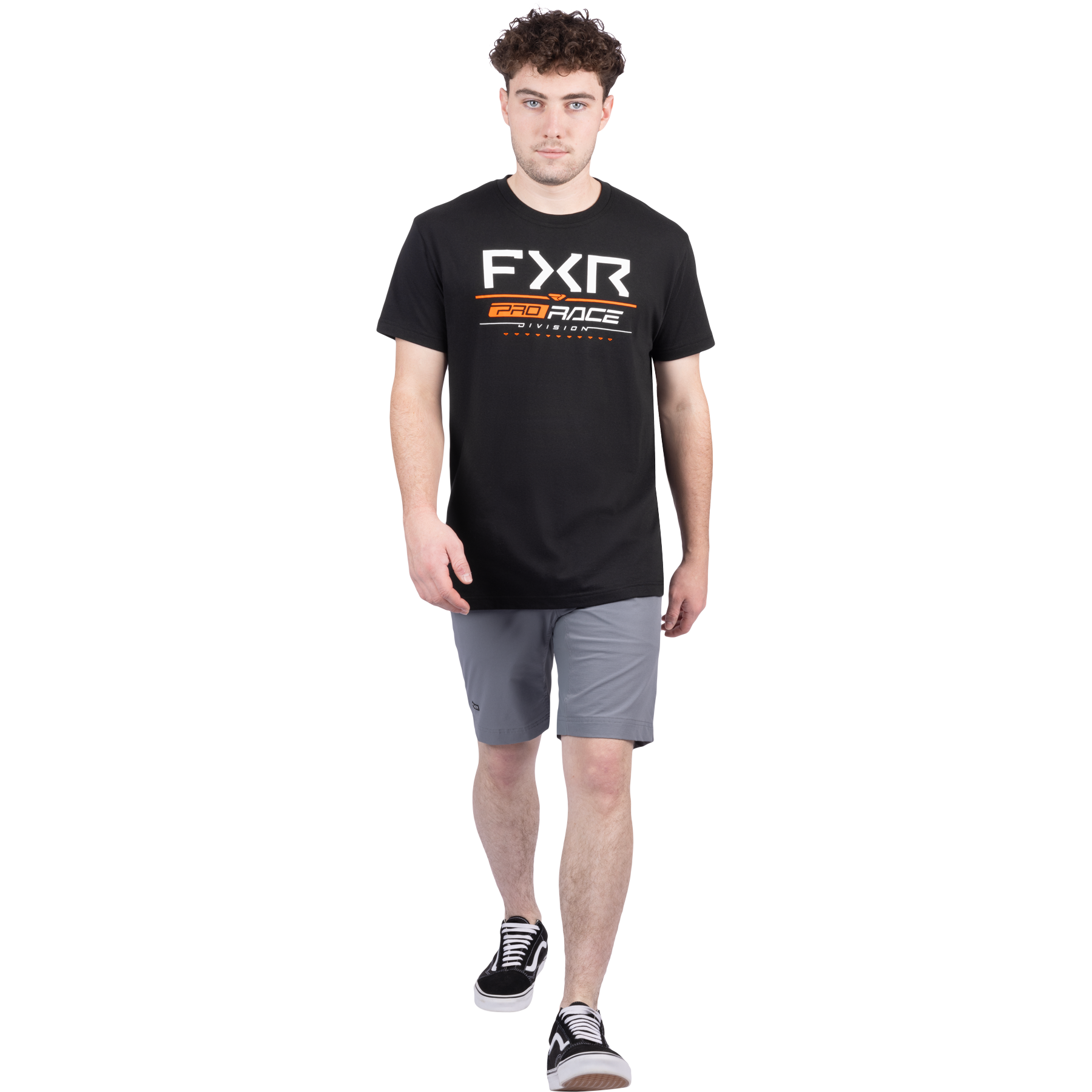 FXR Race Div Premium T-Shirt Black/Orange