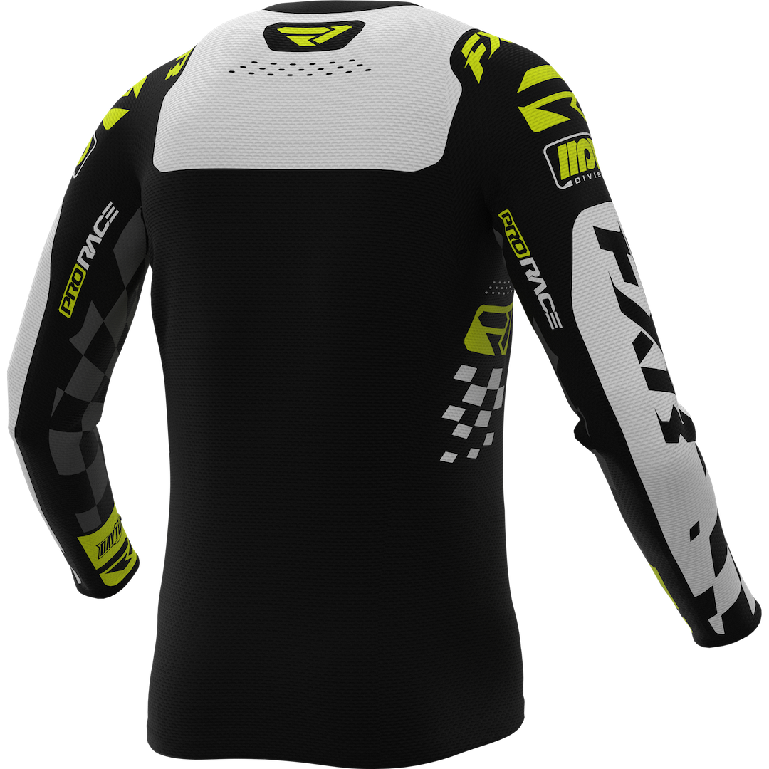 FXR Revo Daytona MX Jersey 2026.5 Black/White/HiVis