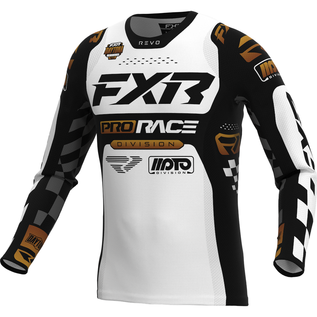 FXR Revo Daytona MX Jersey 2026.5 Black/White/Kash