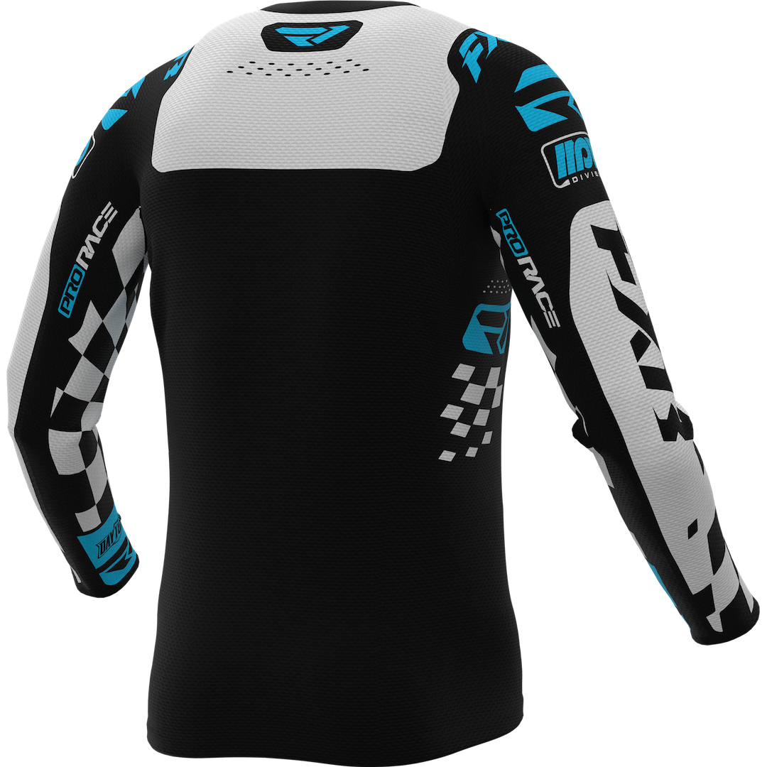 FXR Revo Daytona MX Jersey 2026.5 Black/White/Sky