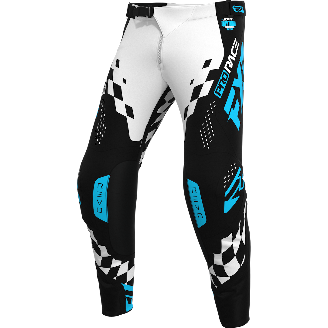 FXR Revo Daytona MX Pant 2026.5 Black/White/Sky