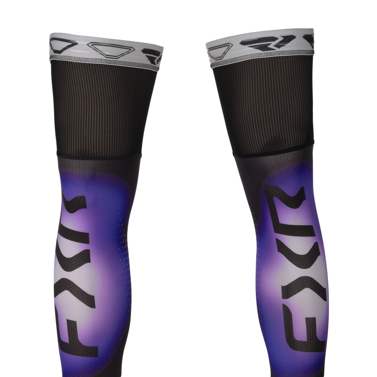 FXR Knee Brace Riding Sock AIR 2027 Black/Purple