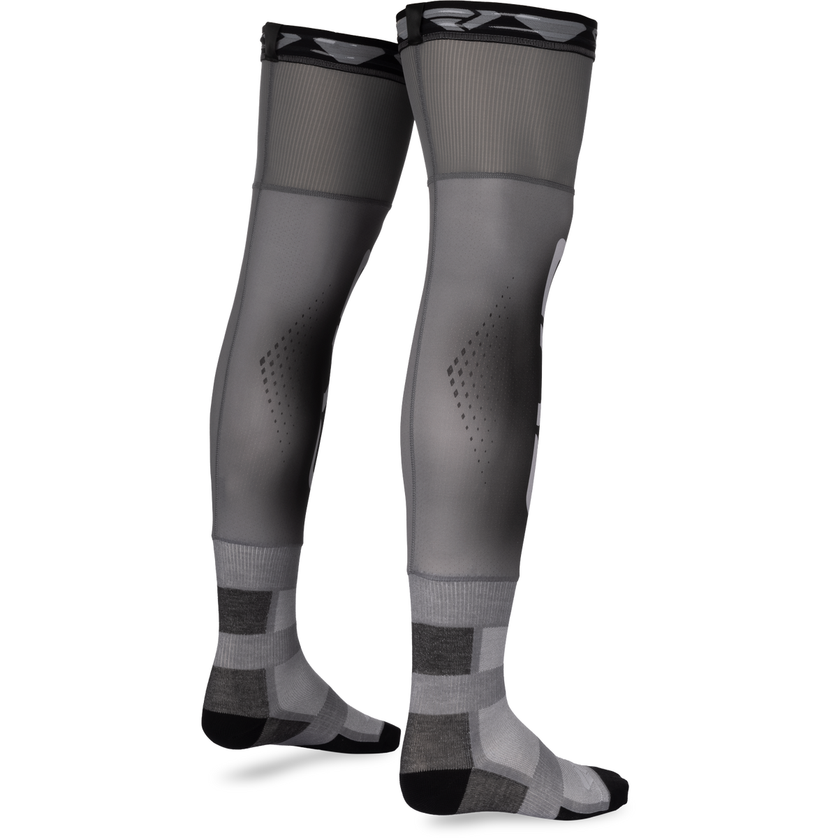 FXR Knee Brace Riding Sock AIR 2027 Charcoal/Grey
