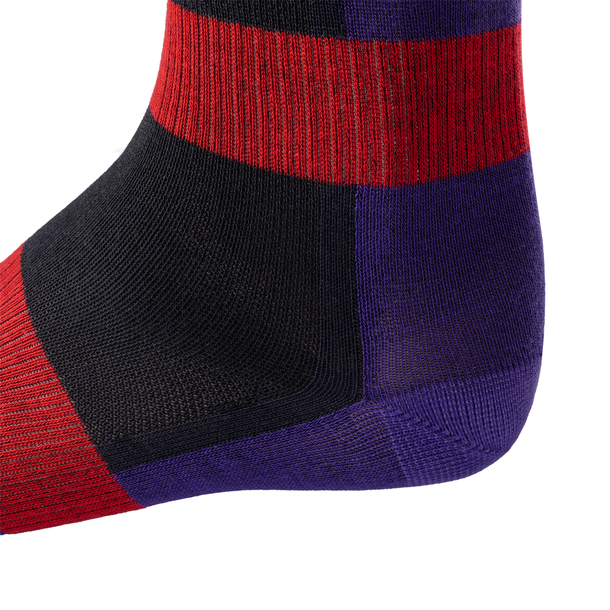 FXR Knee Brace Riding Sock 2027 Navy/Purple/Nuke