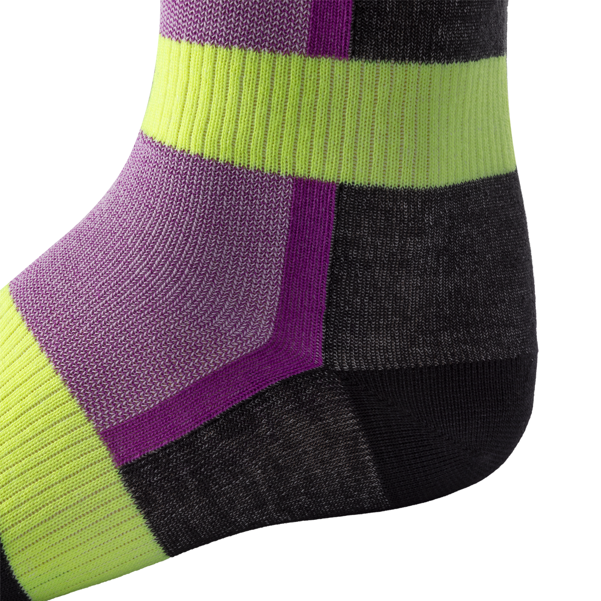 FXR Knee Brace Riding Sock 2027 Pink/Purple/HiVis