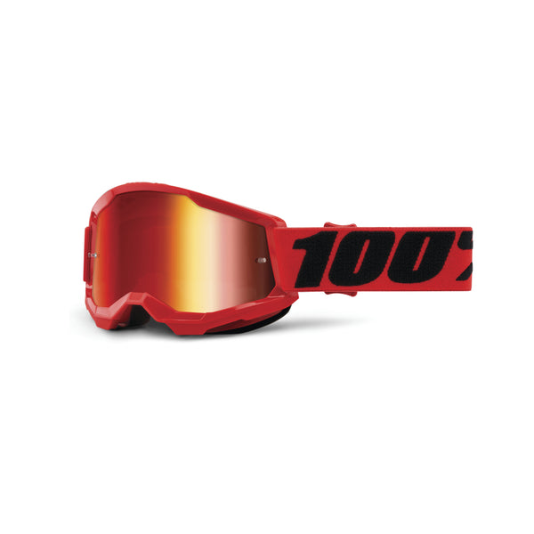 100% STRATA 2 Youth Red MX Goggle Mirror Lens