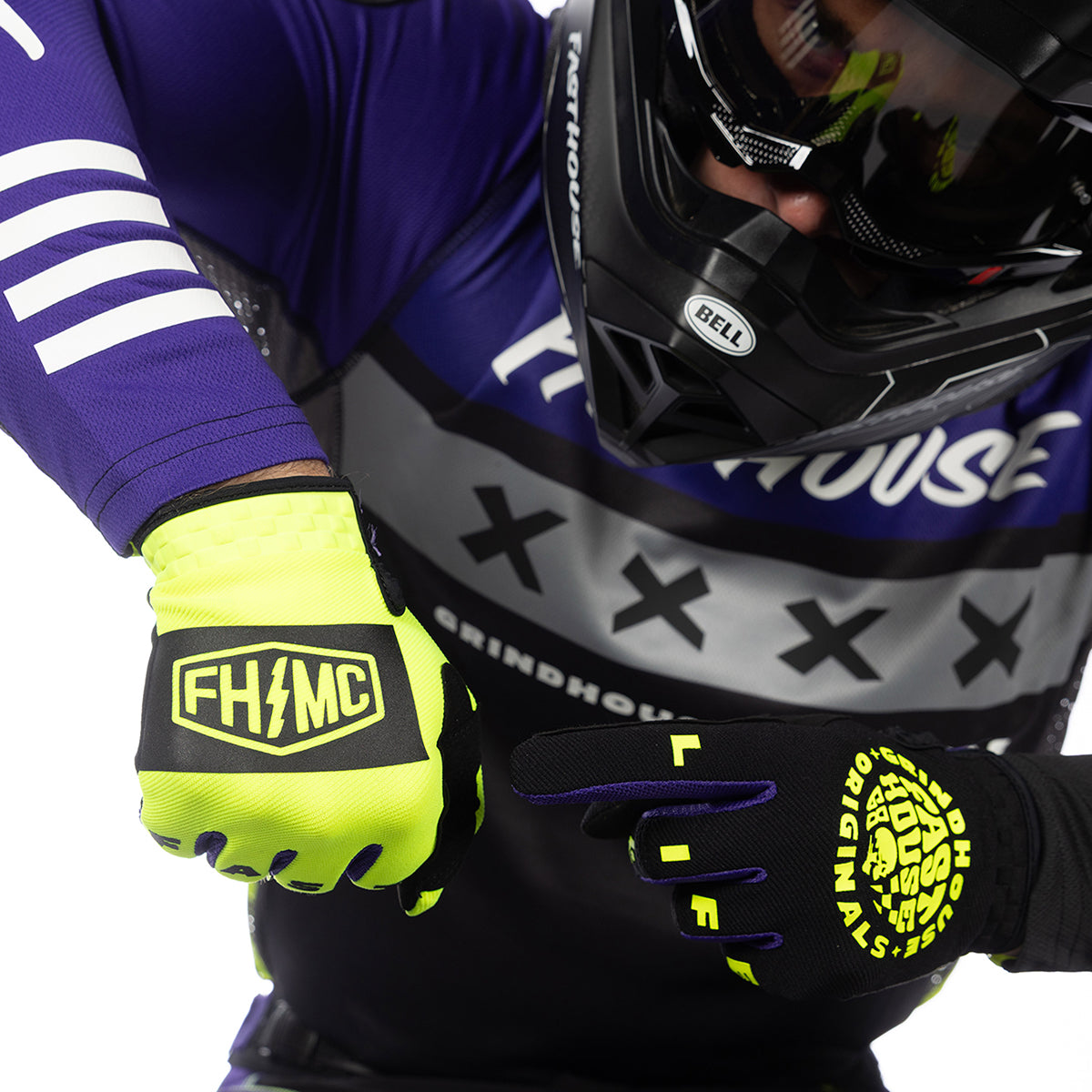 Fasthouse Speed Style Atomic MX Glove - High Viz/Black