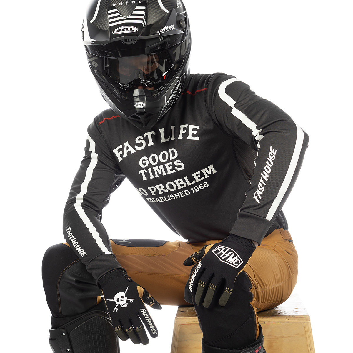Fasthouse Sanguaro De Nada MX Jersey - Vintage Black