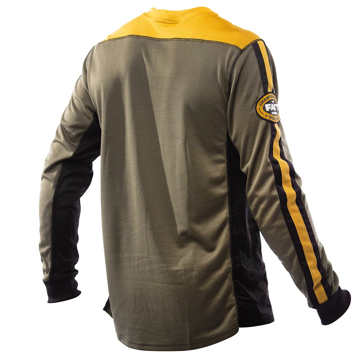 Fasthouse Sanguaro Petrol LS MX Jersey - Olive/Vintage Gold