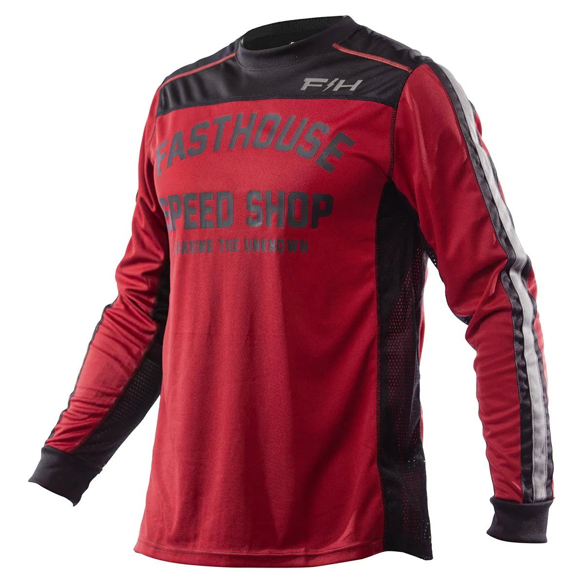Fasthouse Sanguaro Petrol LS MX Jersey - Cardinal