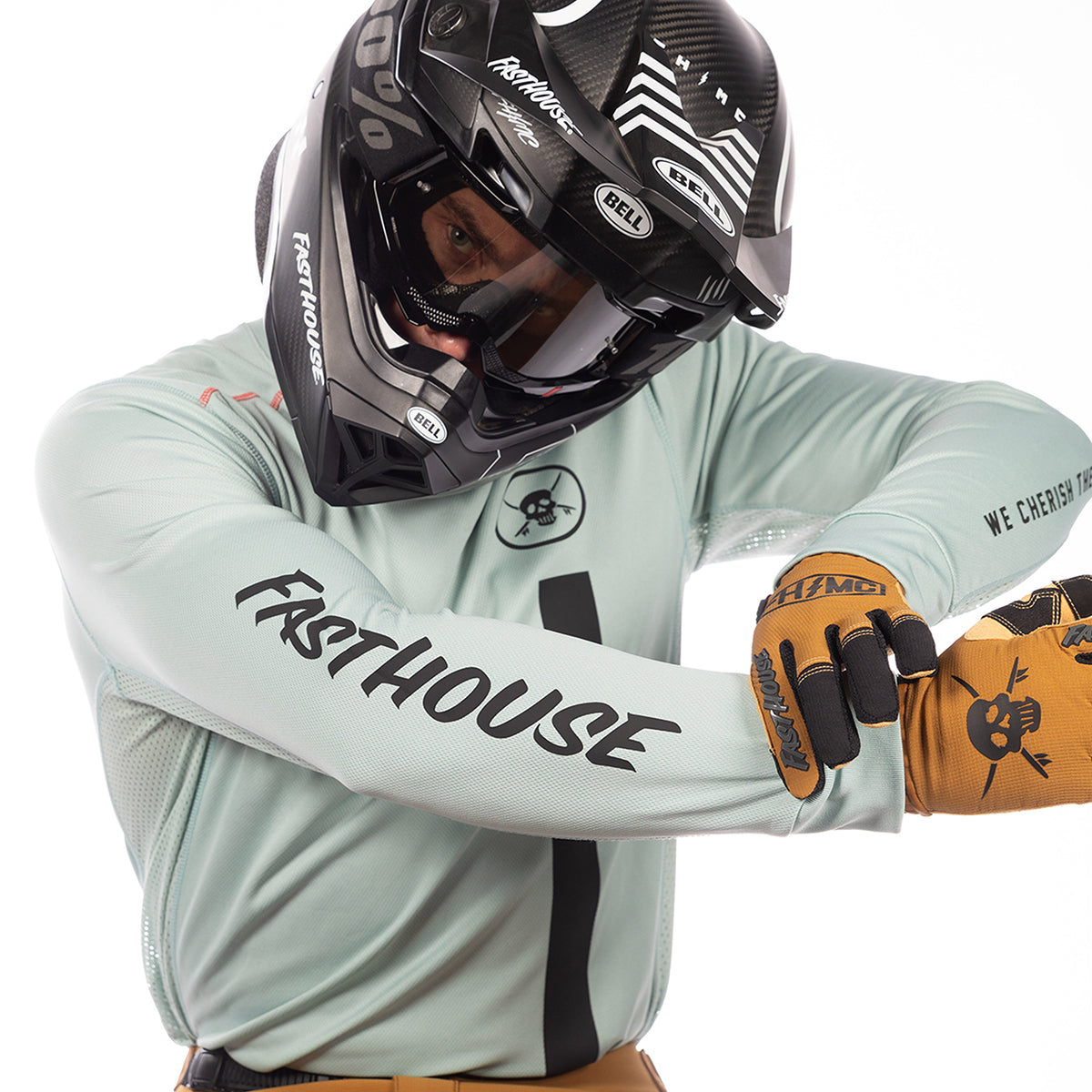 Fasthouse Sanguaro Slade MX Jersey - Blue Surf
