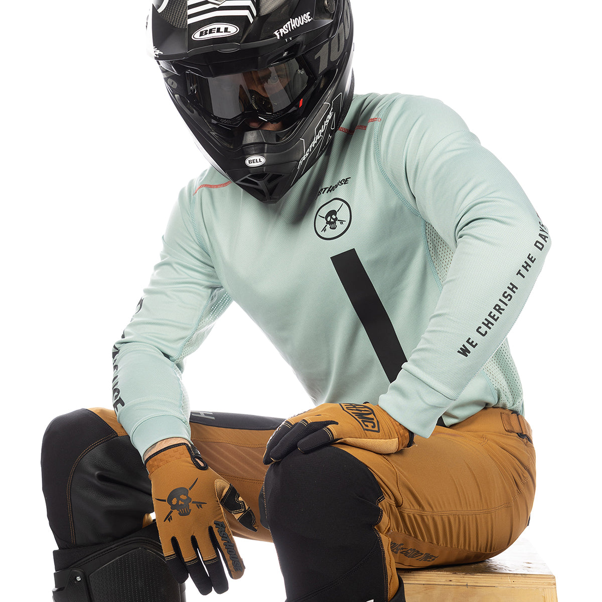 Fasthouse Sanguaro Slade MX Jersey - Blue Surf