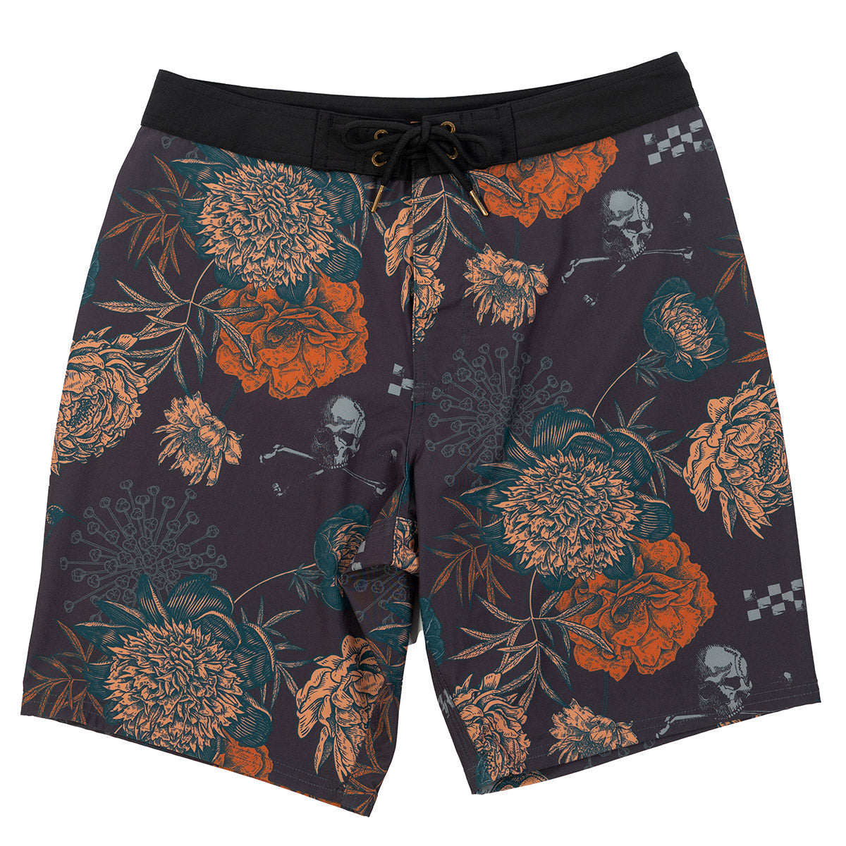 Fasthouse Scene 19" Board Shorts - Vintage Black