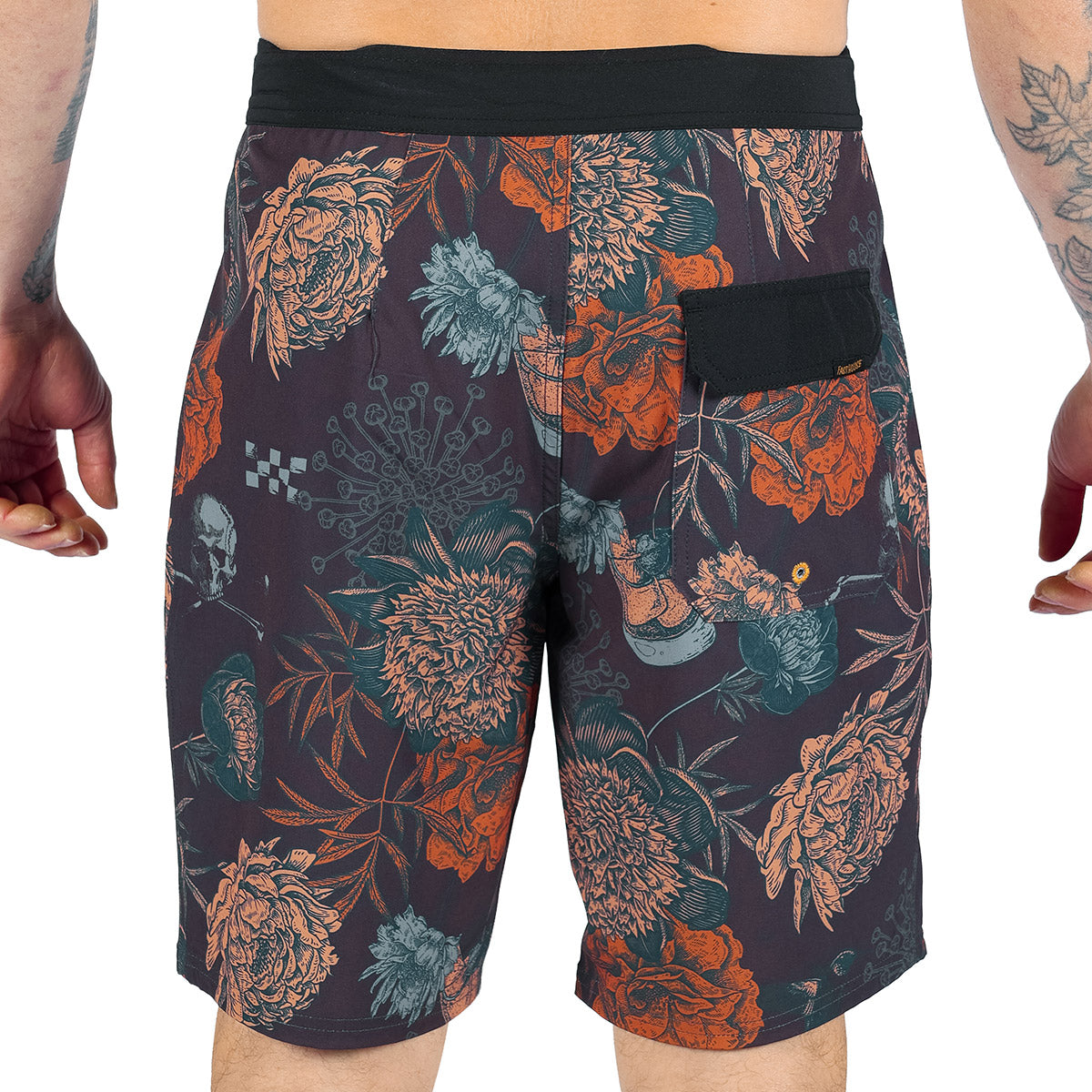 Fasthouse Scene 19" Board Shorts - Vintage Black