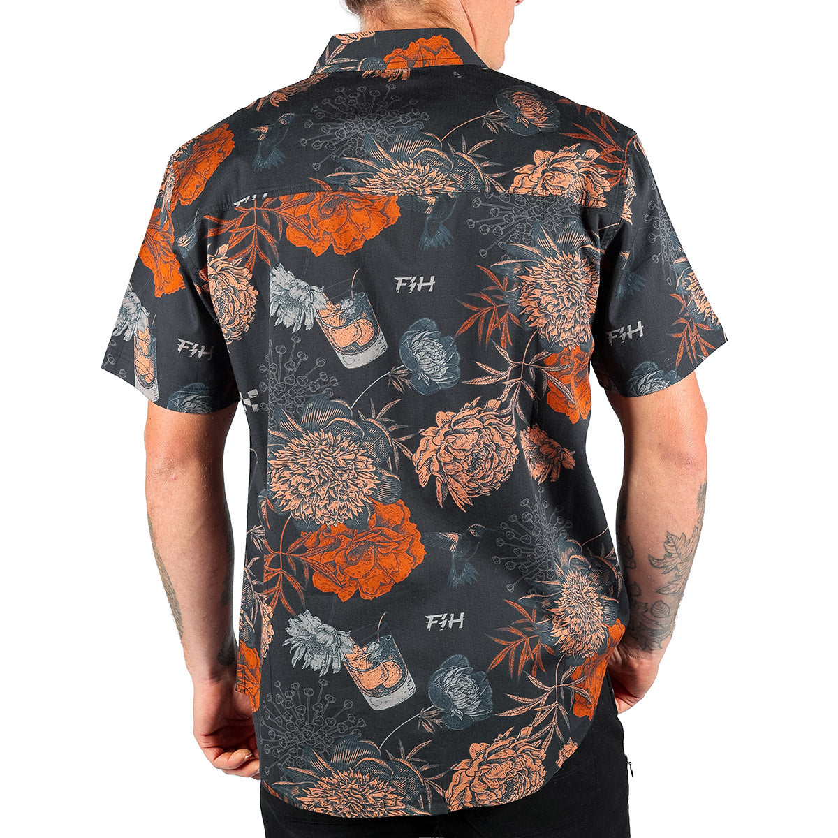 Fasthouse Scene Button Up - Vintage Black