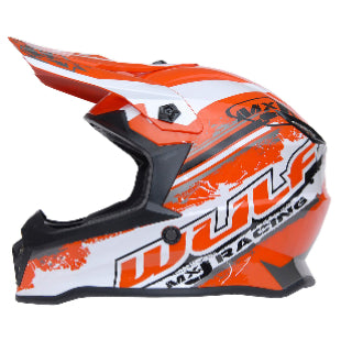 Wulfsport YOUTH Off Road Pro MX Helmet Orange