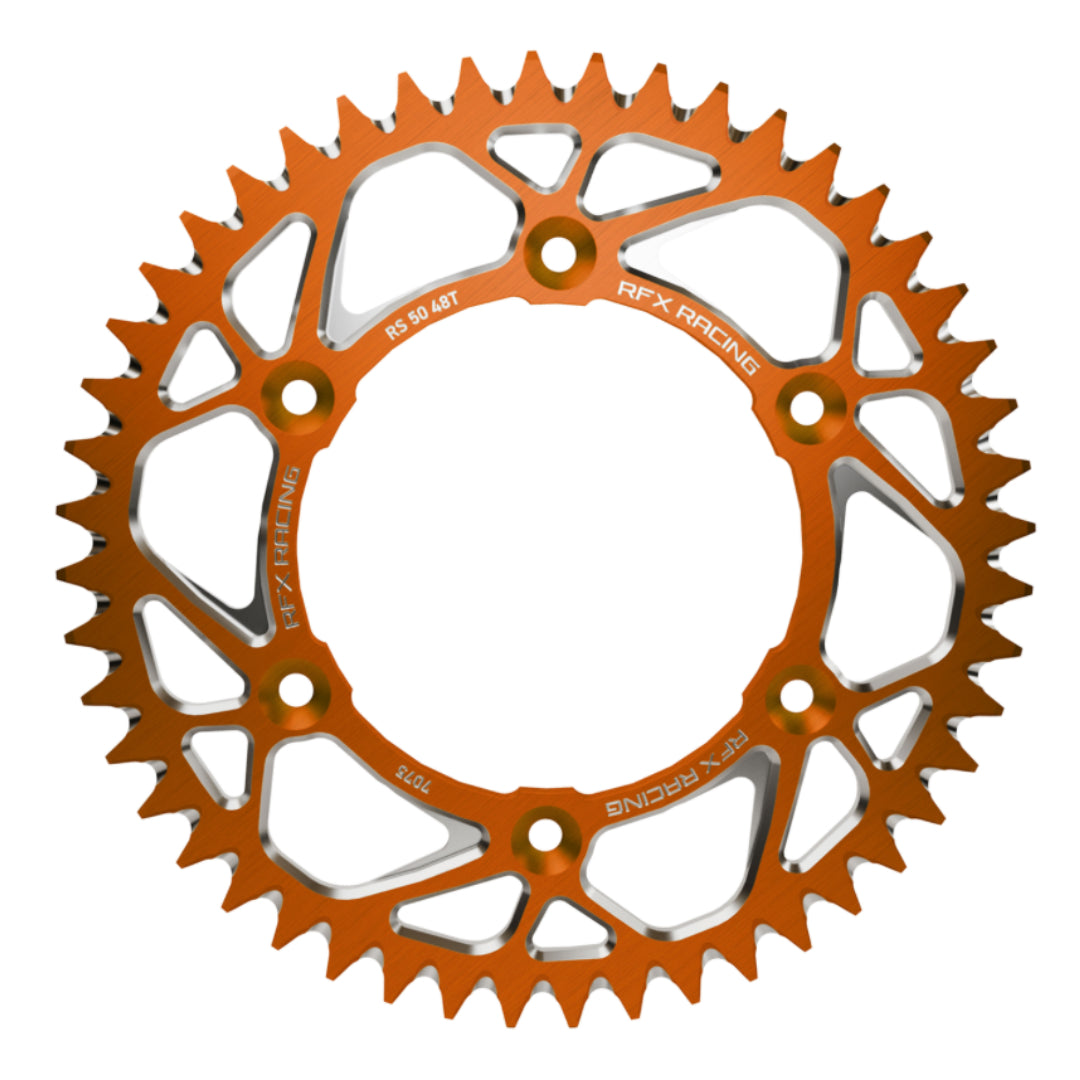 RFX Pro Series Elite 2.0 Rear Sprocket KTM SX/EXC SXF/EXCF 125-530 91-25 Orange