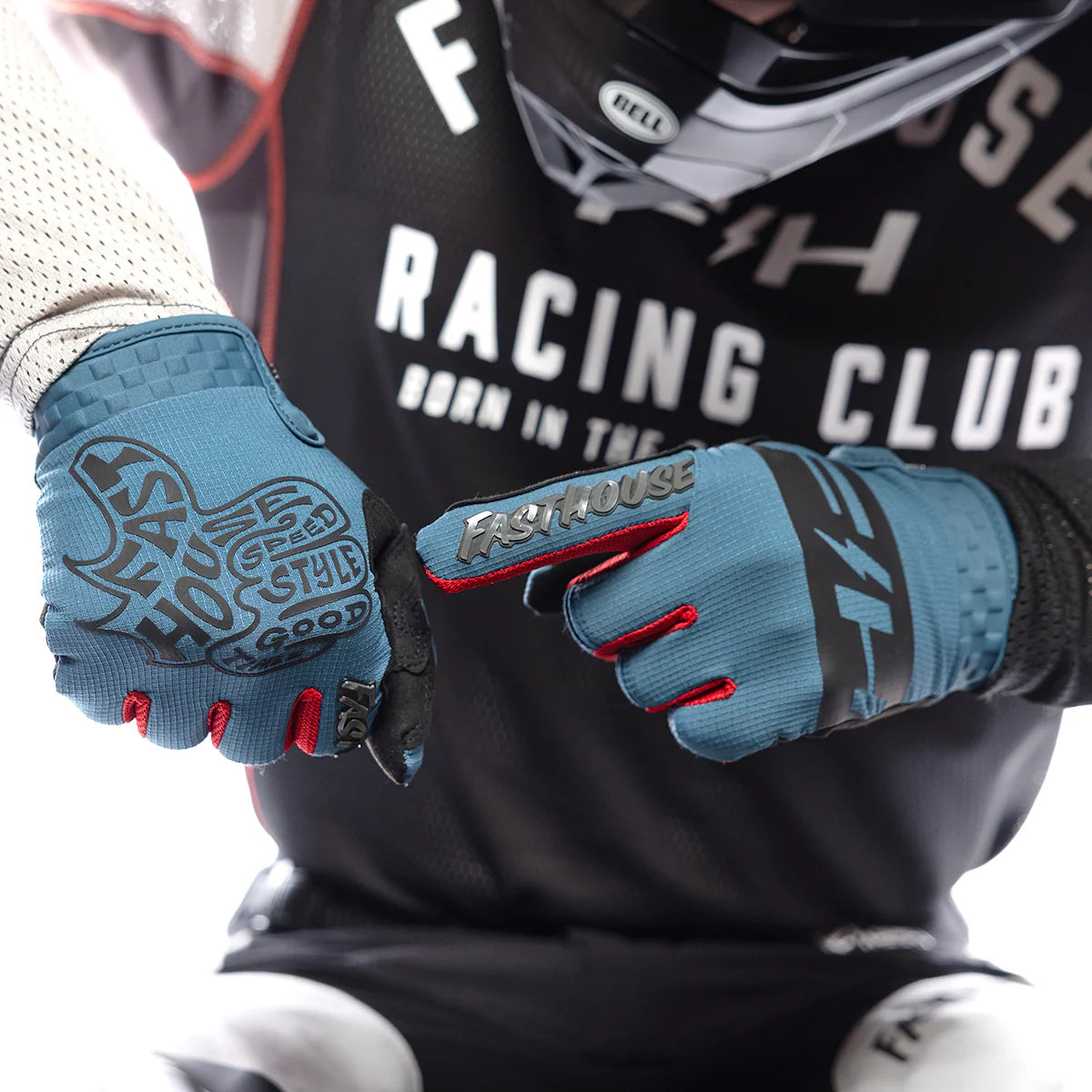 Fasthouse Speed Style Club MX Glove Teal
