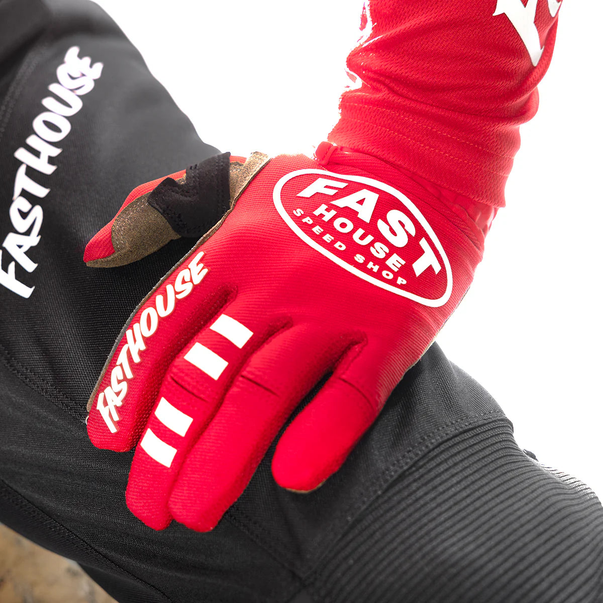 Fasthouse Speed Style Ramble MX Glove Red