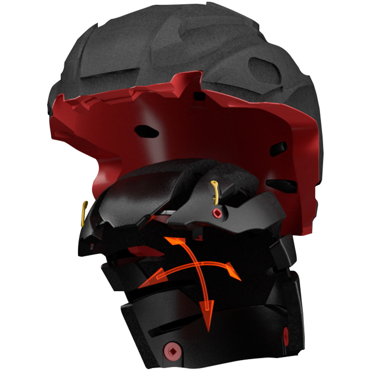 Bell Moto-10 Spherical Mips MX Helmet DITD 24 Red/Gold