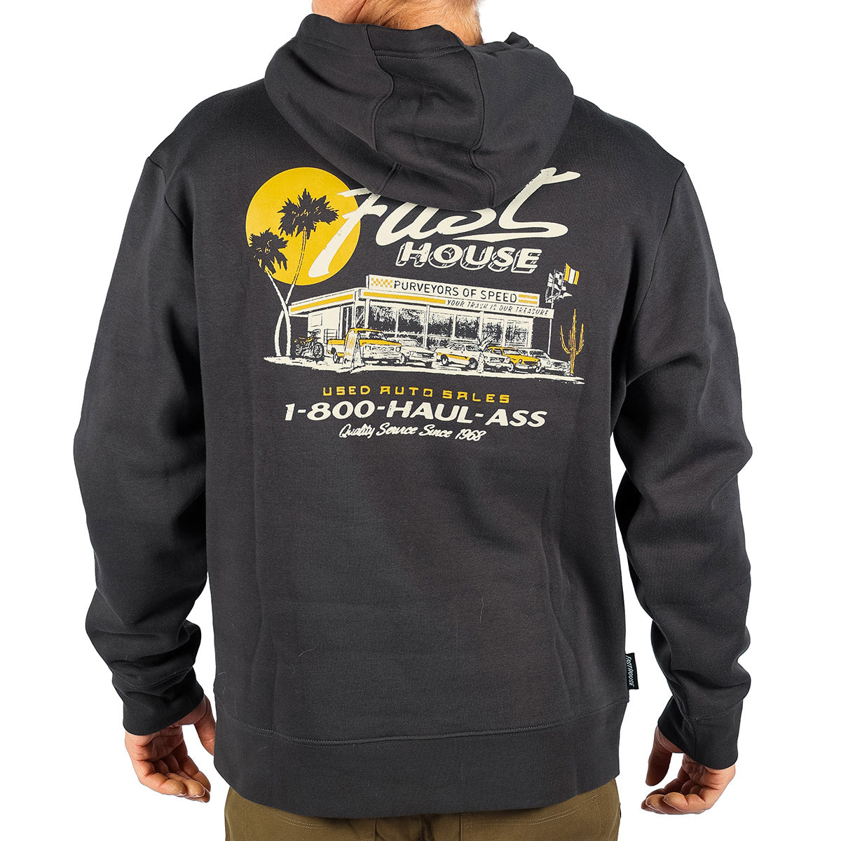 Fasthouse Sunset Hooded Pullover - Vintage Black