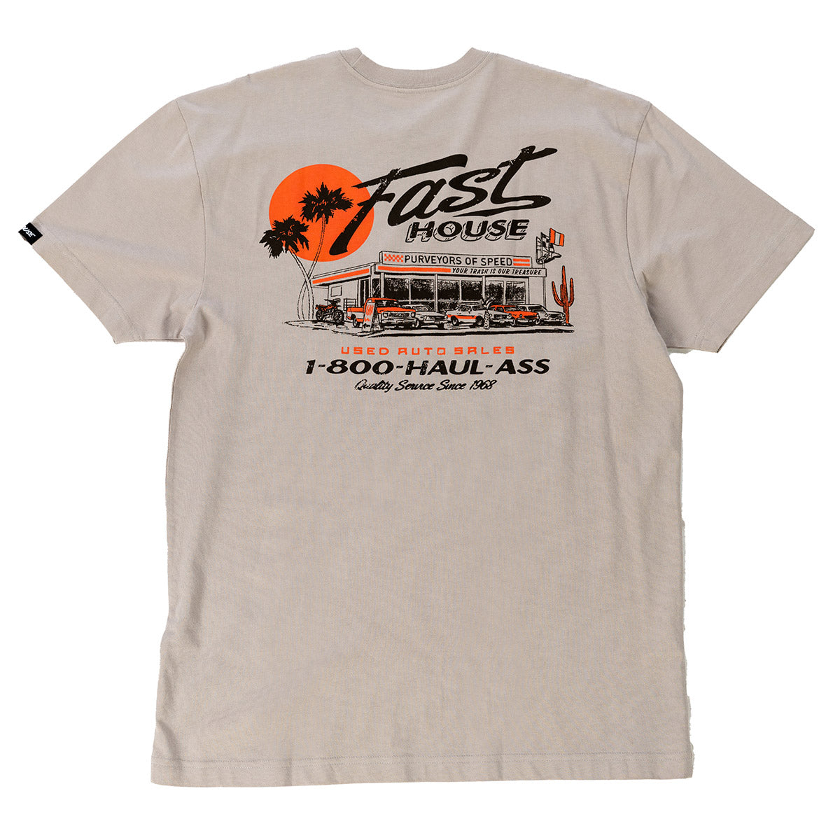Fasthouse Sunset Tee - Light Gray