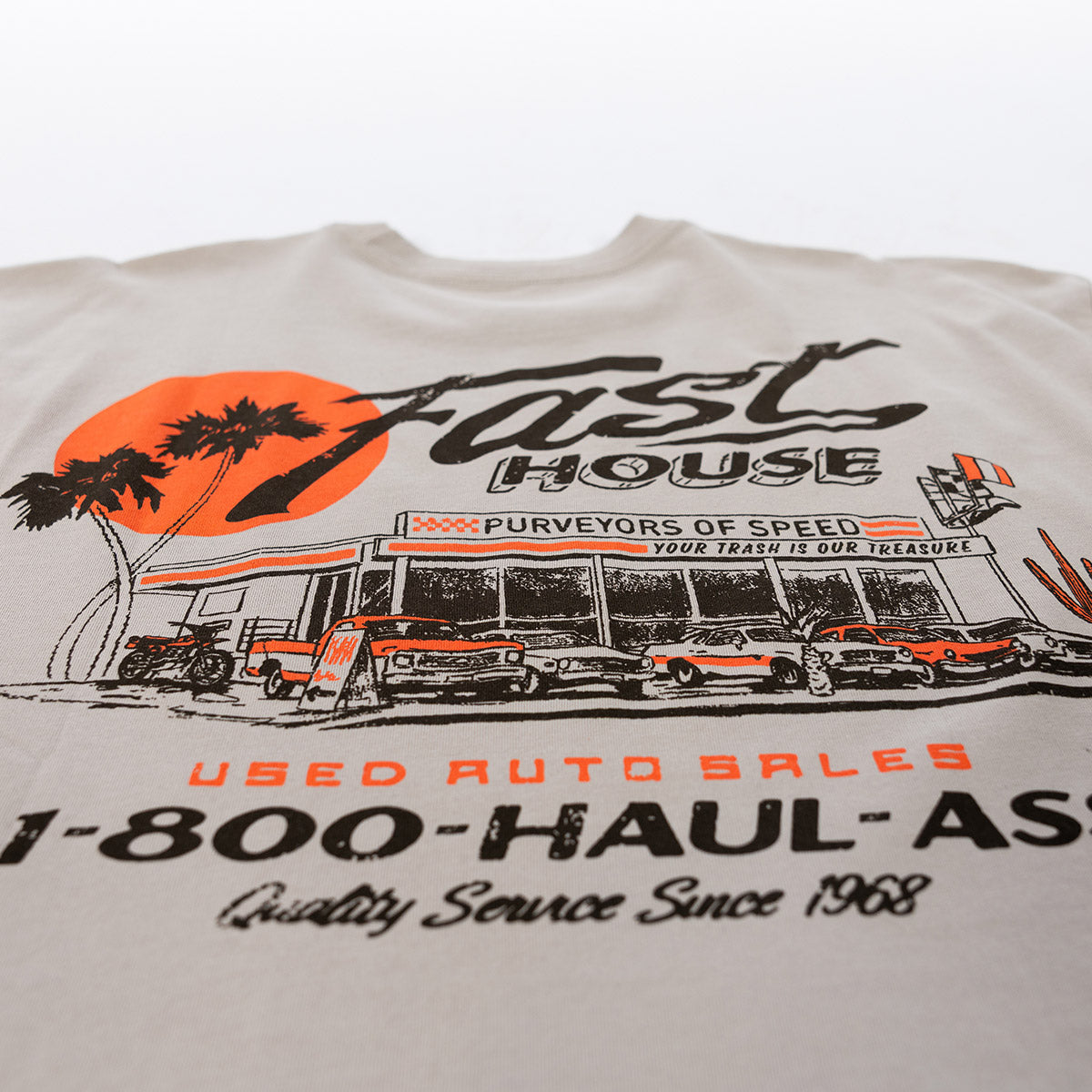 Fasthouse Sunset Tee - Light Gray