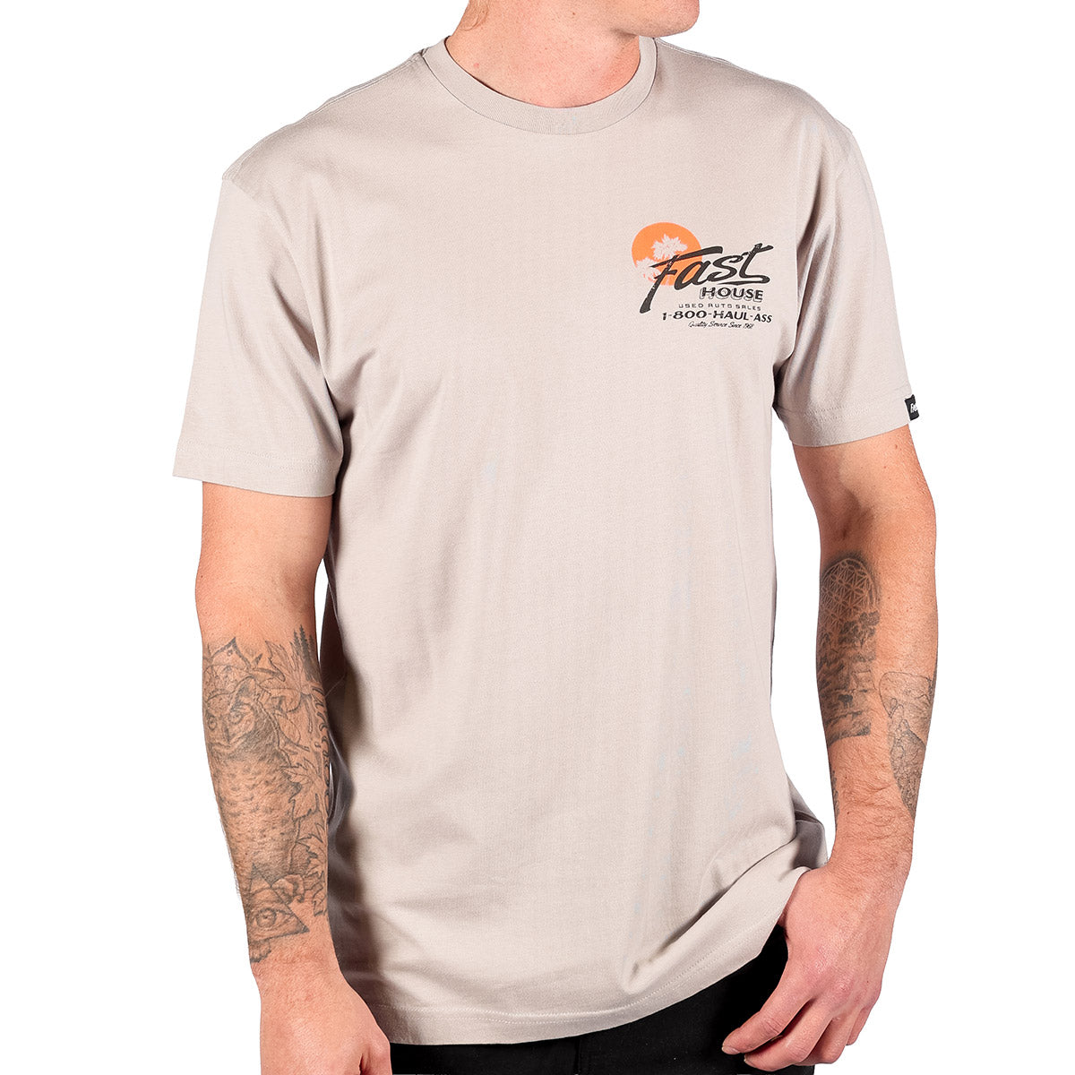 Fasthouse Sunset Tee - Light Gray
