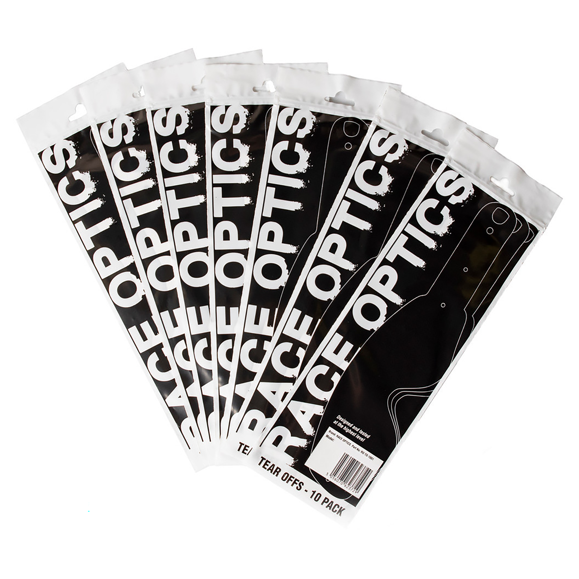 Race Optics Tearoffs 10Pk Oakley Crowbar