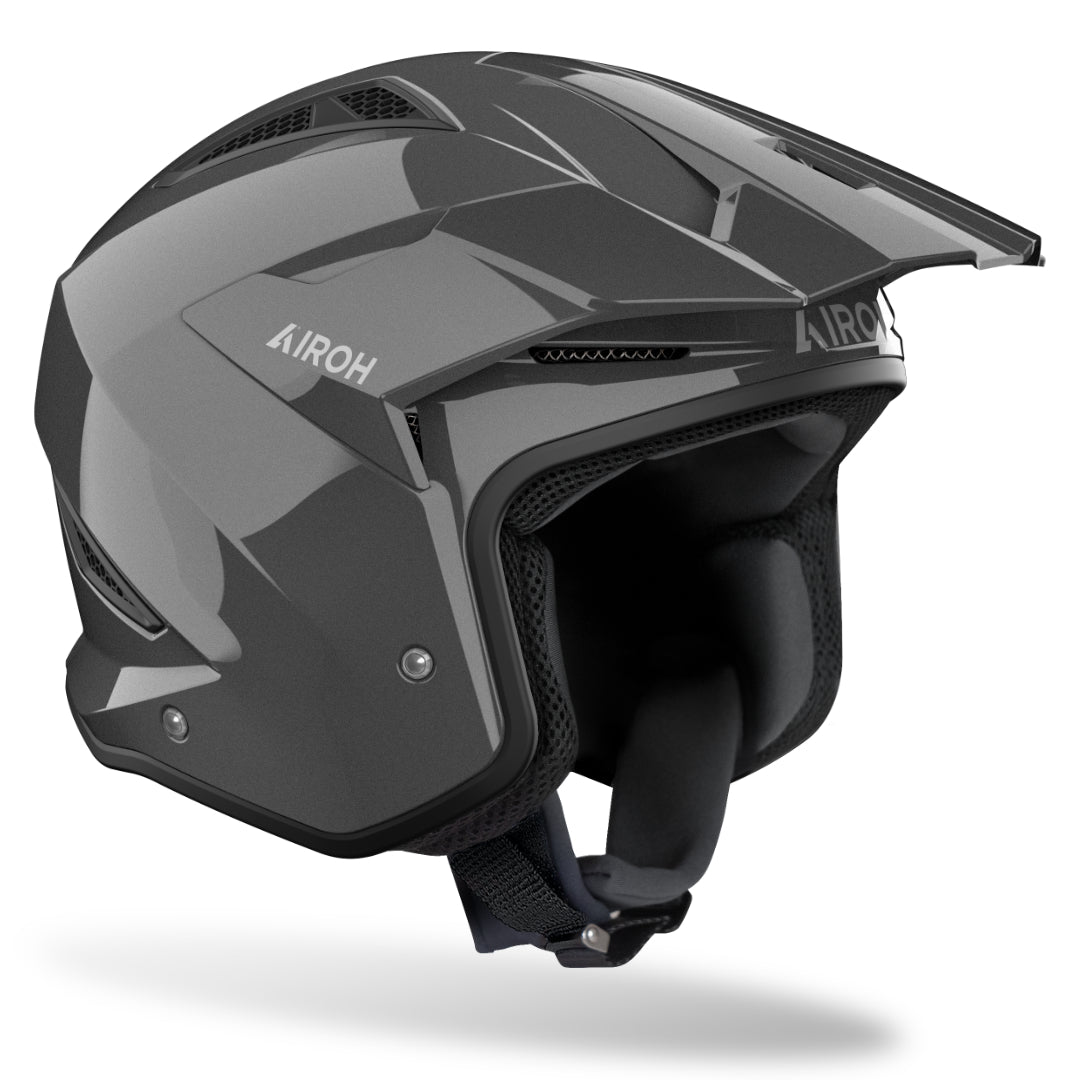Airoh TRR II Colour Trials Helmet Dark Grey Gloss