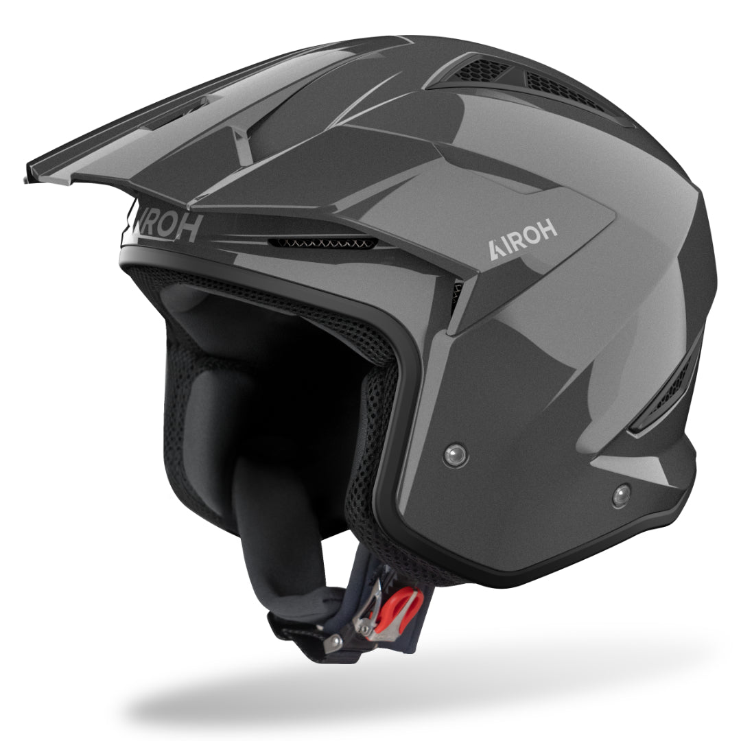 Airoh TRR II Colour Trials Helmet Dark Grey Gloss