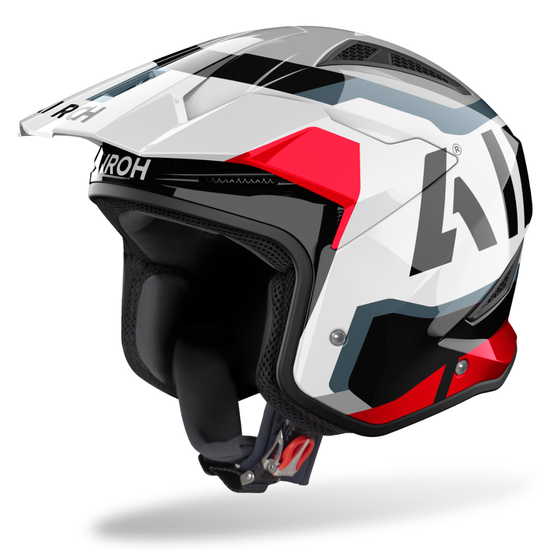 Airoh TRR II Jupiter Trials Helmet Red Gloss