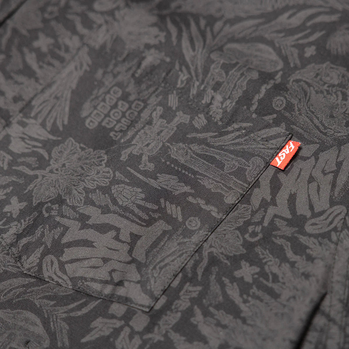 Fasthouse Tomahawk SS Button Up Shirt Black