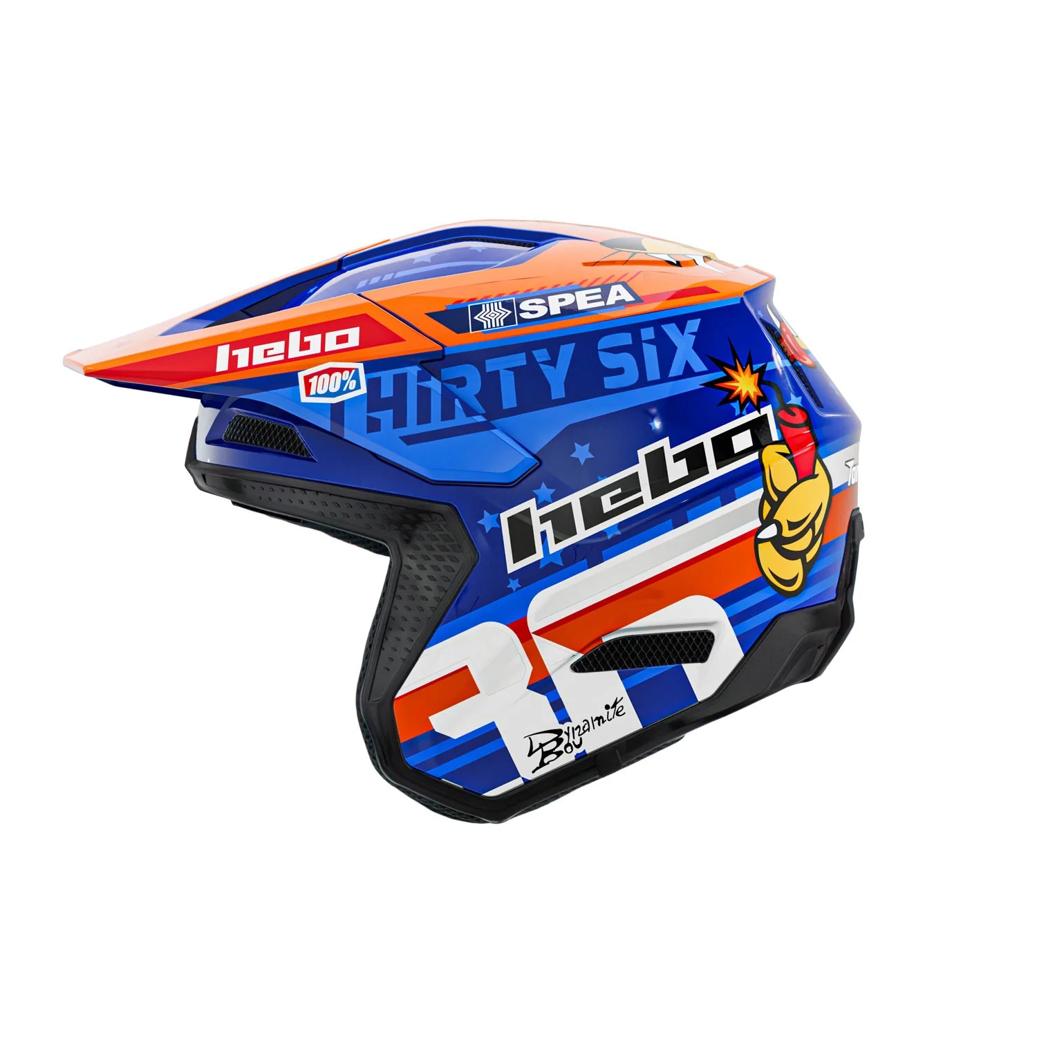 Hebo Trials Helmet Zone Pro Toni Bou Blue