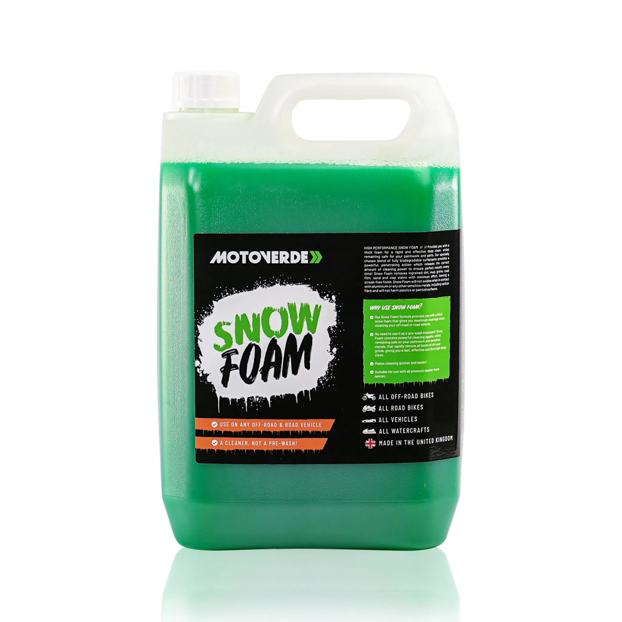 MotoVerde Snow Foam Concentrated 5Ltr