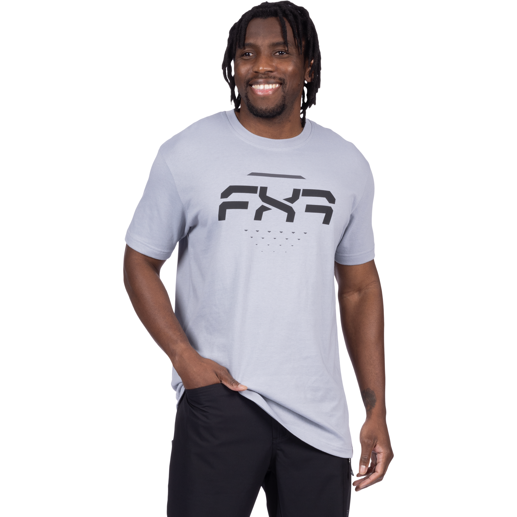 FXR Vapor Premium T-Shirt Grey/Black
