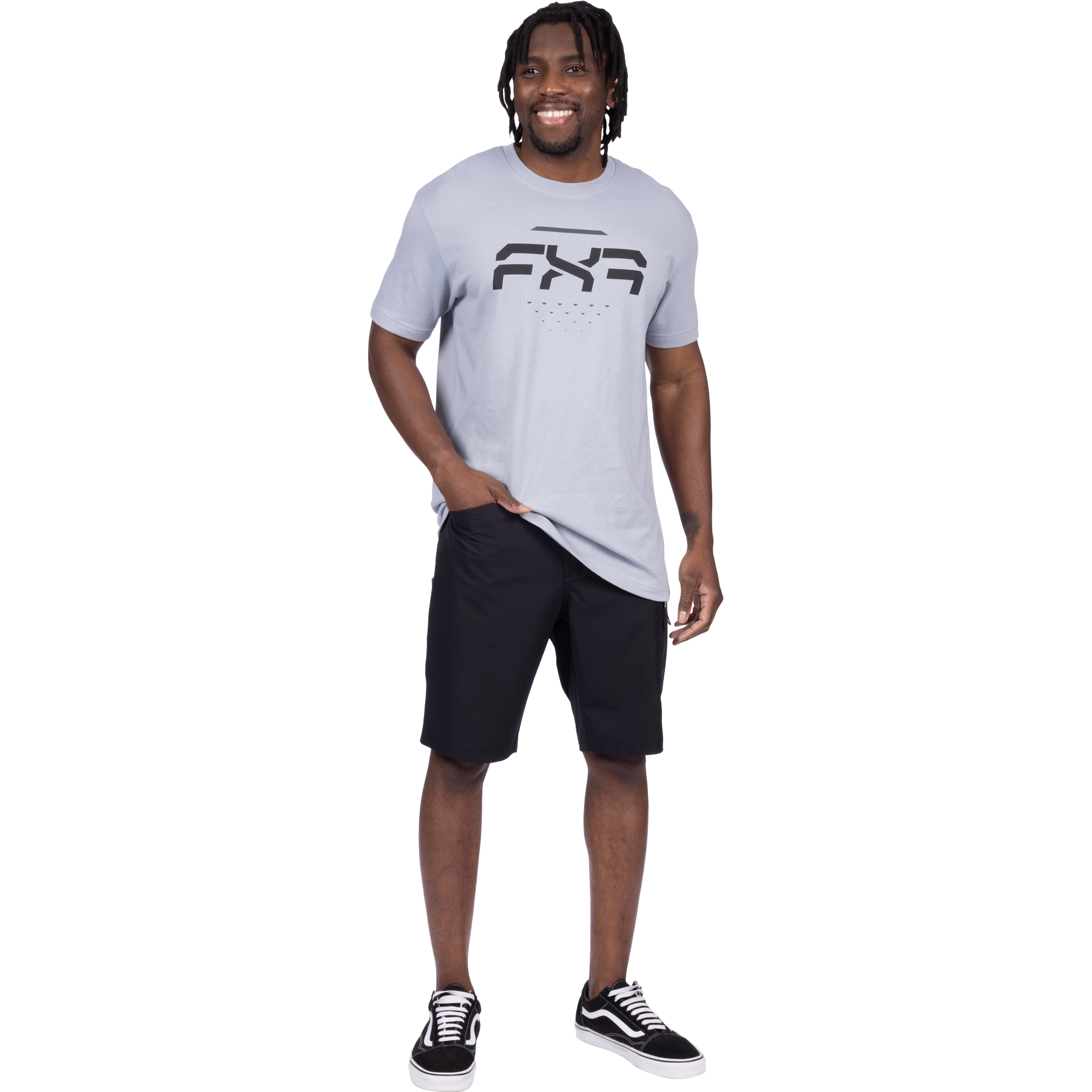 FXR Vapor Premium T-Shirt Grey/Black